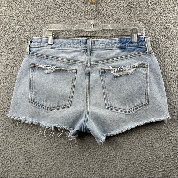 Abercrombie & Fitch Harper Low Rise Shorts Embroidered Floral Festival W 10 30 - Picture 3 of 10